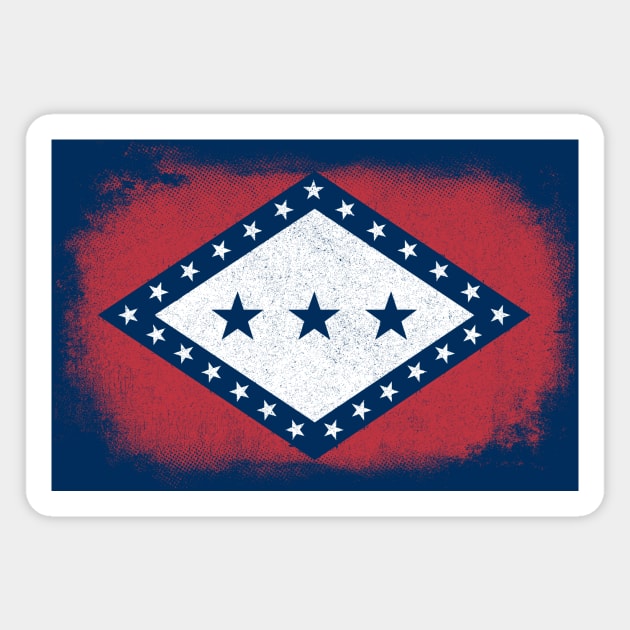 Original 1913 Arkansas Flag Magnet by rt-shirts